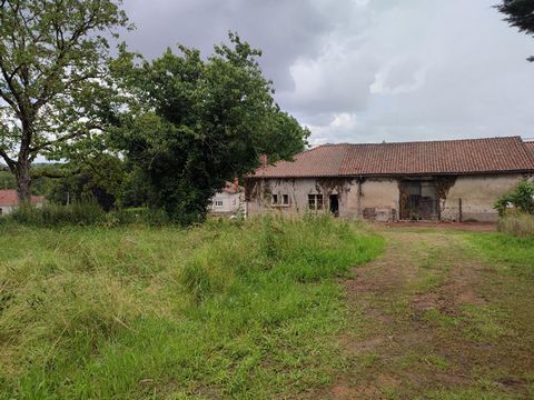 Accessible by a private road Wooded plots of 2683 m2 buildable located in the town of Chabanais close to shops set of real estate with a total surface area of 380m2 to restore composed of 2 barns, a wine cellar of 126m2, a 4-room house. Recent roof a...