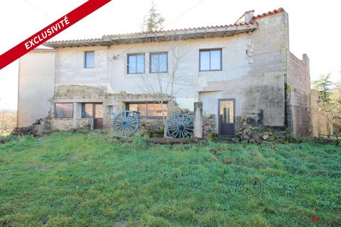 Cornus, in a hamlet, house under renovation offers a peaceful living environment in the heart of the countryside. The property includes a stone house of 212 m2 with cellars for a total area of 100 m2, two terraces, one covered, distributed over 6 roo...