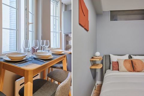 Sehr charmante neue Wohnung, nur einen Steinwurf vom Louvre entfernt, im Herzen von Paris, mit zahlreichen Geschäften, Cafés und Restaurants in der Nähe. Diese moderne, freundliche, geschmackvoll eingerichtete und voll ausgestattete Wohnung nimmt Sie...