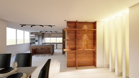 Magnificent 360° panoramic view on floors 22 and 23, original spatial distribution modified. Completely remodeled. It consists of 3 bedrooms 2 of these with bathroom, the main one with dressing room service room with bathroom, open kitchen with islan...