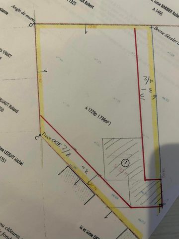 Terrain à bâtir situé dans le triangle Arras–Cambrai–Douai