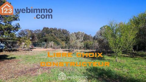 Terrain constructible - 1000m² - Cornillon-Confoux