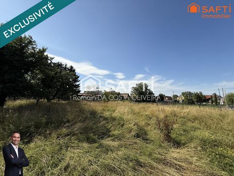 Superbe terrain constructible de 10,93 ares, libre de constructeur et hors lotissement !