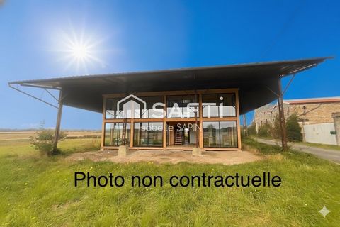 Joli terrain contructible et agricole avec vue dégagée