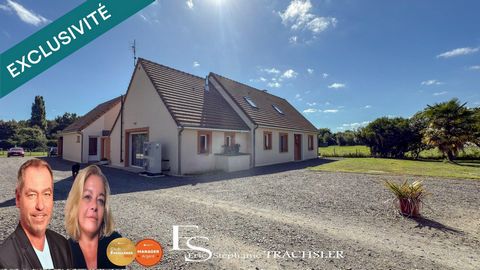 Propriété contemporaine avec piscine, prairie et étang à 20 min du Mans