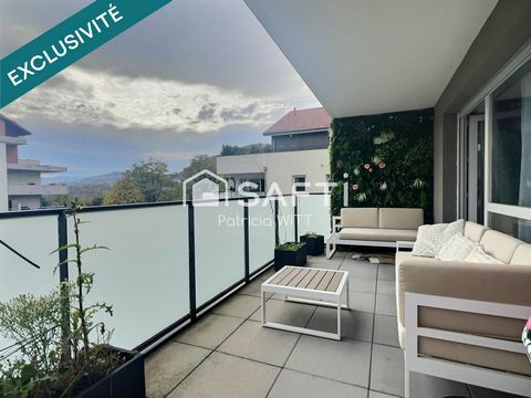 Appartement T3/T4 LOUÉ – 82 m² – Résidence contemporaine proche Genève