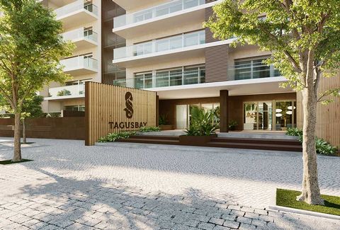 3 bedroom apartment in Alcochete with 157 sqm, inserted in a luxury private condominium, walking distance from Lisbon and bathed by the waters of the Bay of the Tagus River, enjoying a unique location. With apartments of typologies T1 to T4, this exc...