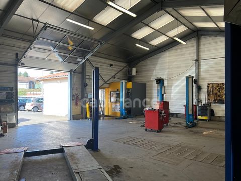 Dpt Loire (42), à vendre proche de SAINT GERMAIN LAVAL Garage mécanique Carosserie