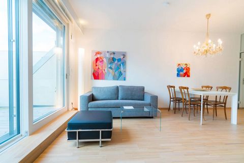 Are you looking for modern yet cosy accommodation for your time in Vienna? This beautiful flat offers everything you need to feel at home.  In addition to the high-quality wooden flooring, the flat is particularly impressive due to its tasteful furni...