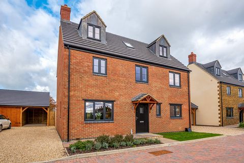 Welcome to Foxgrove, an exclusive collection of seven, five bedroom detached homes, set in the charming village of Byfield, Northamptonshire. Plot 3 enjoys delightful garden views of the rolling countryside from an impressive kitchen/family/dining ro...