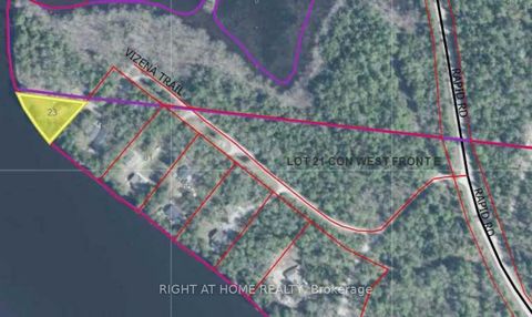 Lot among beautiful homes, Prime peaceful waterfront on Ottawa River, Outdoor oasis with total privacy, wooded forest; West facing for stunning sunsets; Enjoy fishing, swimming, boating all at your doorstep. Water access, 20 min to Pembroke, 40 min t...
