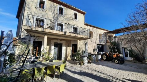 Large lively village with all shops, restaurants, 10 minutes from Pezenas, 20 minutes from Beziers and 25 minutes from the coast/bassin de Thau. Charming winegrowers house with a gite, located just 8 minutes from Pezenas. Nestled in the heart of a pi...