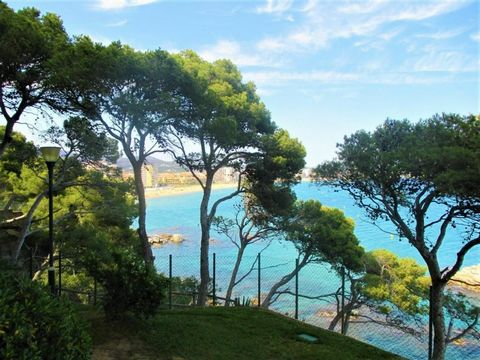 Large apartment located in the Torre Valentina, Calonge, Costa Brava. The Eden Mar building was built in 1969, this huge apartment is located on the third floor with elevator and offers incredible views of the sea. It has 229m2 of living space constr...