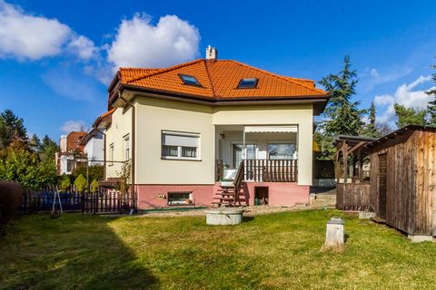 ... > We exclusively offer for sale a family house in Prague 8 - Dolní Chabry, Obslužná 135/17 with a layout of 7+1, a double garage, a terrace, a garden house and mature trees. The living area of the house is 150 m2, the total usable area is 199 m2 ...