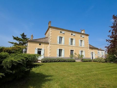 This elegant Maison de Maitre has a number of period features and has been tastefully decorated and upgraded in recent years to incorporate: double glazing, central heating, electrics and mains drainage. The house is located within walking distance o...