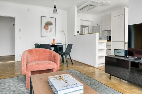 For stays longer than 1 month, we offer custom pricing. Please reach out for an exact quote! Discover the best of Vienna, with this modern apartment in a great location. It’ll be easy to simply show up and start living in this fashionably furnished a...