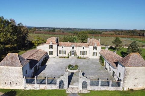 In erhöhter Lage mit weitreichendem Blick über das Dordogne-Tal, 25 Minuten von St. Emilion entfernt, ist dies ein seltenes Juwel. Das perfekte Beispiel für die 