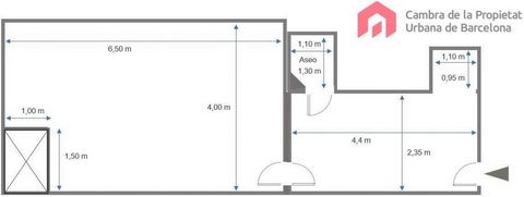 Local de 45m2 dans le centre de Les Corts situé dans la zone entre les rues Joan Güell et Vallespir, c’est une propriété totalement ouverte, bien qu’elle se compose actuellement d’un salon et d’une antichambre ainsi que d’une toilette, elle dispose d...