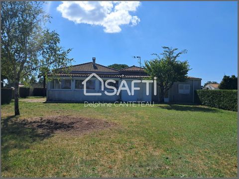 Dans le réseau SAFTI immobilier, Delphine Canteteau vous présente, sur un terrain de 1754m2 clos et arboré, cette maison de plain pied située dans un quartier calme à proximité de l'océan, à la Faute sur mer, station balnéaire dynamique toute l'année...