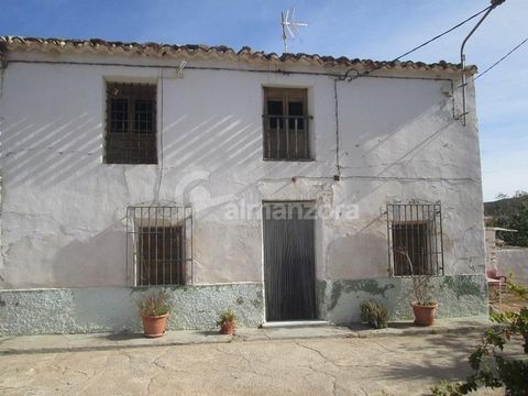 A two Storey semi detached Cortijo for sale in the Cantoria and Arboleas area here in Almeria Province.The Cortijo comes with some land providing plenty of space for parking and garden área. The ground floor of the property has upon entry a double be...