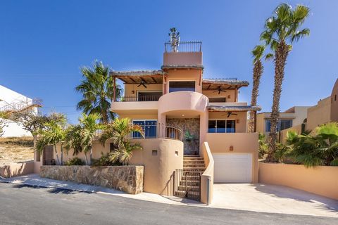 FIRST TIME ON THE MARKET! Casa Connie is located in the desirable oceanside development of Cabo Bello. You are just a short walk from a beautiful swimmable beach! This hacienda style home features three bedrooms, two full and one half baths, large op...