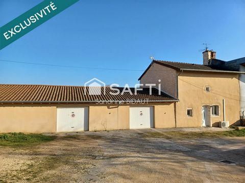 Entre MACON et TOURNUS, secteur UCHIZY, Maison de village 116 m²