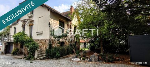 Néris-les-Bains : Charmante maison rénové entierrement de 5 pièces avec gîte indépendant et grand terrain de 1541m²