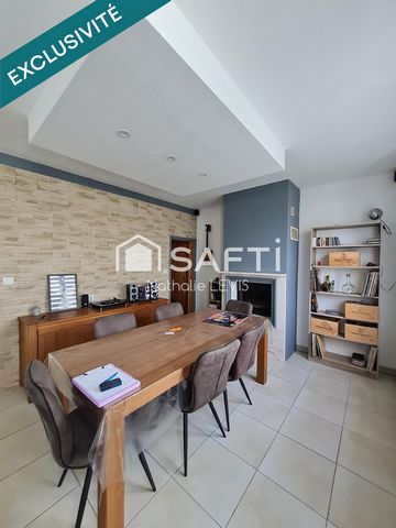 Maison semi mitoyenne rénovée dans un quartier calme avec pompe à chaleur, climatisation et garage double