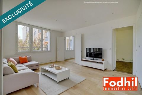 Appartement familial 5 pièces de 81 m² avec parking et une cave.