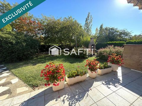 Maison de plain-pied – 3 chambres, grand garage et jardin avec un puits