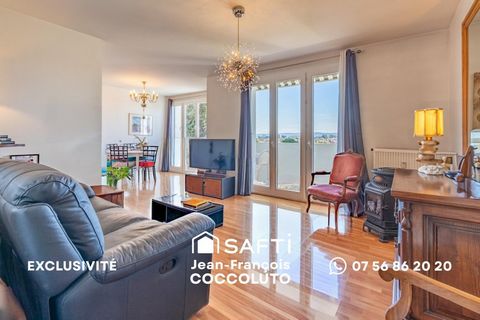 Appartement T3 avec balcon, ascenseur et garage