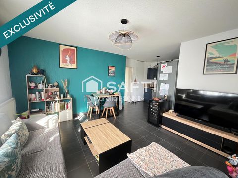 Appartement 3 pièces dans résidence récente proche des commerces +1 emplacement de parking couvert