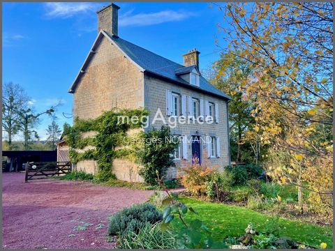 Vaste maison en pierre sur plus de 3 hectares de terrain dans un environnement bucolique.