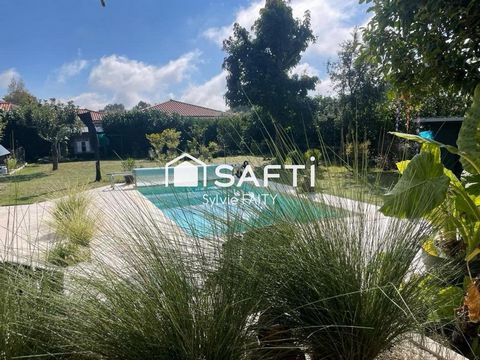 Centre ville, magnifique villa d'architecte T6, garage 50 m², grand terrain, piscine