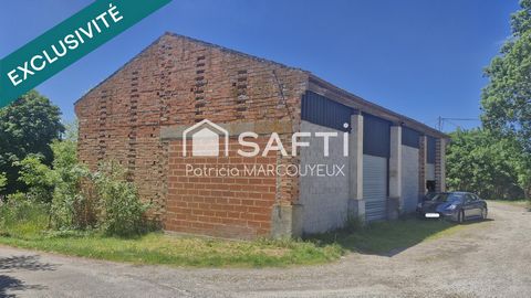 Hangar fermé de 200m²