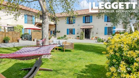 A20268YJR65 - This beautiful farmhouse has been lovingly restored to its current glory with 4 bedrooms. Also a two bedroom gite and pool area with simply stunning views of the Pyrenees. Set in a peaceful rural location yet just a 5 minute drive from ...