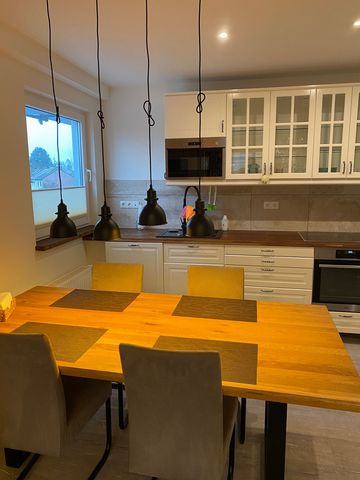 The apartment has been completed in 2022. From the entrance area you enter the spacious living area with open kitchen. The kitchen is fully equipped with an induction hob, a dishwasher, a convection oven and a microwave. Furthermore, there is a large...