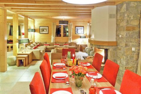 Chalet Teychenne is located at 1700 m above sea level, on the border of Les Collons. The large and spacious living room and dining room have access to the balcony, from where you have a beautiful view on the surrounding Alps and even on the Matterhor...