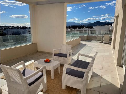 Located in Nueva Andalucía. LOCATION, LOCATION, LOCATION! This immaculately presented PENTHOUSE located minutes away from the famous PUERTO BANUS its luxury beaches, shops, bars & restaurants. This property IS A MUST VISIT and its WOW FACTOR HAS TO B...