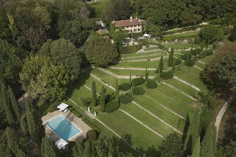 Luxury Bastide for Sale in Auribeau-sur-Siagne: 508 m2, 4-hectare Park, panoramic views. Located in Auribeau-sur-Siagne, near the world’s fragrance capital, Grasse, and halfway between Cannes and Monaco, this magnificent estate, nestled in a lush gre...