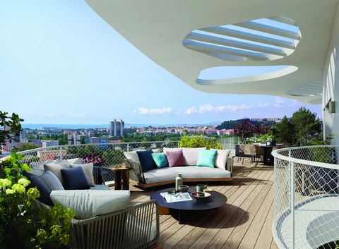 Appartement 4 pièces neuf avec vue mer