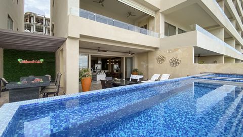 Stunnig Pentgarden at Vista Velas 2 Turn key fully equiped and furnished. 2 BDR 2.5 bathrooms open kitchen and living room. Private pool jacuzzi bbq area fire pit sun beds outdoors living room and dinning areas. Stunning views of the ocean and famous...