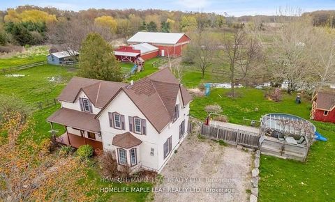 Welcome To The 64067 Wellandport Rd. Detached 3 Bed House With 10.03 Acres Land With Barn Located In Wainfleet. It Has Large Living Space Including 3 Generous Sized Bedrooms, 2 Bathrooms, 4 Paddocks, Play Area, Garden Shed And A Large Pond & Above Gr...