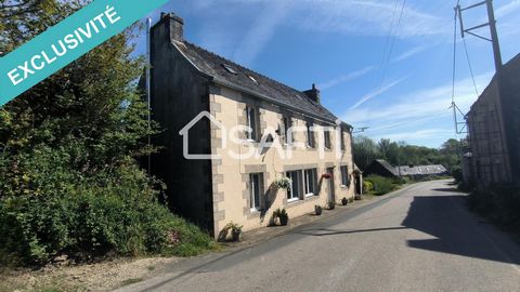 Découvrez cette charmante maison de campagne offrant de beaux volumes et un cadre paisible, tout en étant située à seulement 3 minutes du bourg de Plounéour-Ménez, où vous trouverez toutes les commodités essentielles (commerces, collège, services). C...