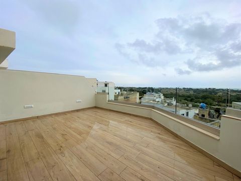 A brand new and highly finished Penthouse forming part of a smart block located in this tranquil upmarket village of Gharghur. This spacious property comprises an open plan living dining and kitchen area leading onto a well sized terrace enjoying ope...