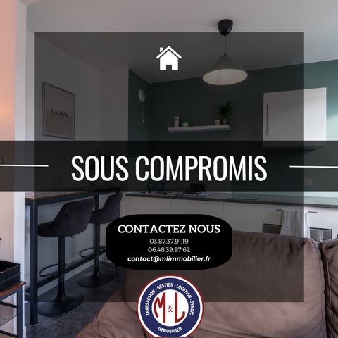 Le Idéalement situé au 28 rue Mangin sur la commune de METZ, à proximité immédiate du centre-ville, des commerces de proximité. Au sein d'une copropriété bien tenue et sécurisée. Coup de Coeur, idéal investisseur ou primo-accédant. La future ligne du...