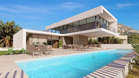 Villenprojekt mit Meerblick zum Verkauf in Moraira Diese atemberaubende moderne HighTechLuxusimmobilie befindet sich in der bekannten und begehrten Wohngegend El Portet in Moraira und bietet aufgrund ihrer beneidenswerten Lage einen atemberaubenden P...