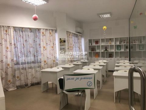 Offre 51258 : Nous vous proposons une crèche privée entièrement équipée et luxueusement meublée de 270 m² dans un très bon emplacement près du centre commercial Plovdiv. La salle d’étude dispose de trois salles d’entraînement, de deux salles de jeux ...