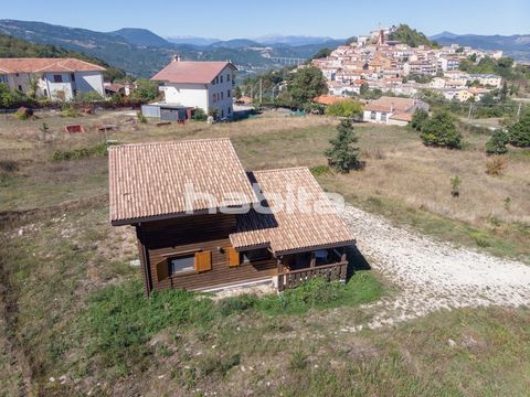 A unique house located in a spacious, bright and traffic free landlot totalling around 1000 sqm. The view over the nearby village and mountains is breathtaking. A wooden house with 110 sqm living surface furnished in style and with high-tech insulati...