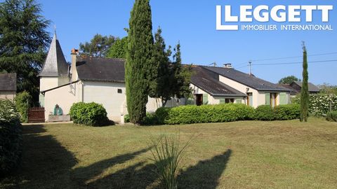 A21186MGO49 - A truly stunning property with its own corner Turret, situated in a quiet rural hamlet Close to the charming village of “Les Rosiers Sur Loire” The spacious mature gardens on either side of the property, overlook the swimming pool and t...